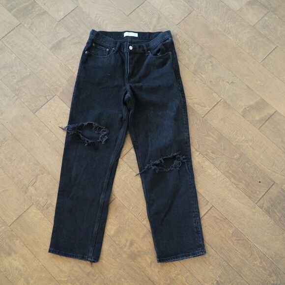 Abercrombie & Fitch Jeans Size 30/10S‎ Dark Wash The 90s Baggy Low Rise Y2K - Picture 1 of 8